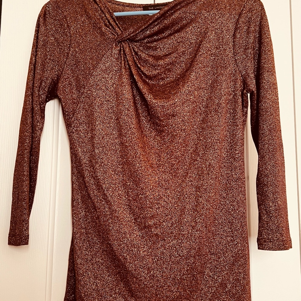 The Limited Shimmer Asymmetrical Top